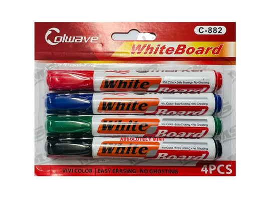 Dry Erase Marker Set - (4pc) Whiteboard Marker